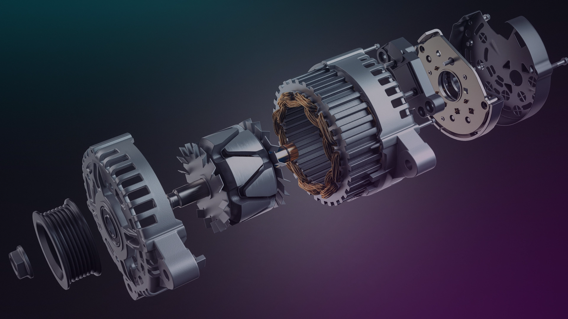 3D productvisualisatie met technische exploded view